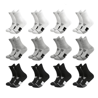 Foto 1 | 12 Pares Calceta Deportiva Unitalla Eo Safe Imports Esi-20786 Multicolor
