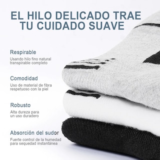 Foto 2 | 12 Pares Calceta Deportiva Unitalla Eo Safe Imports Esi-20786 Multicolor