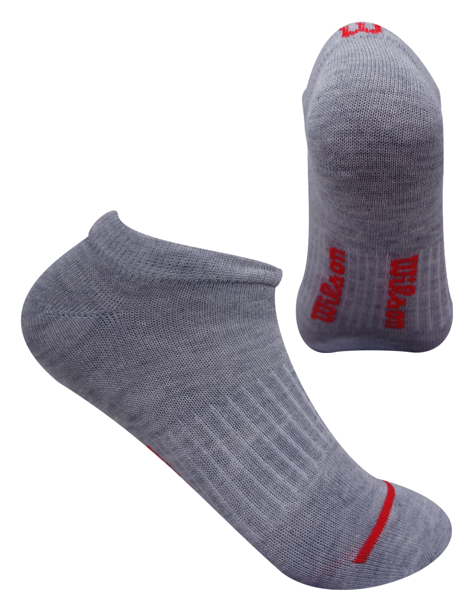 Foto 2 pulgar | Paquete Tin Caballero Wilson color Gris sin Felpa 20 Pares 10 Jaspe Liso/ 10 Jaspe Punta Talon