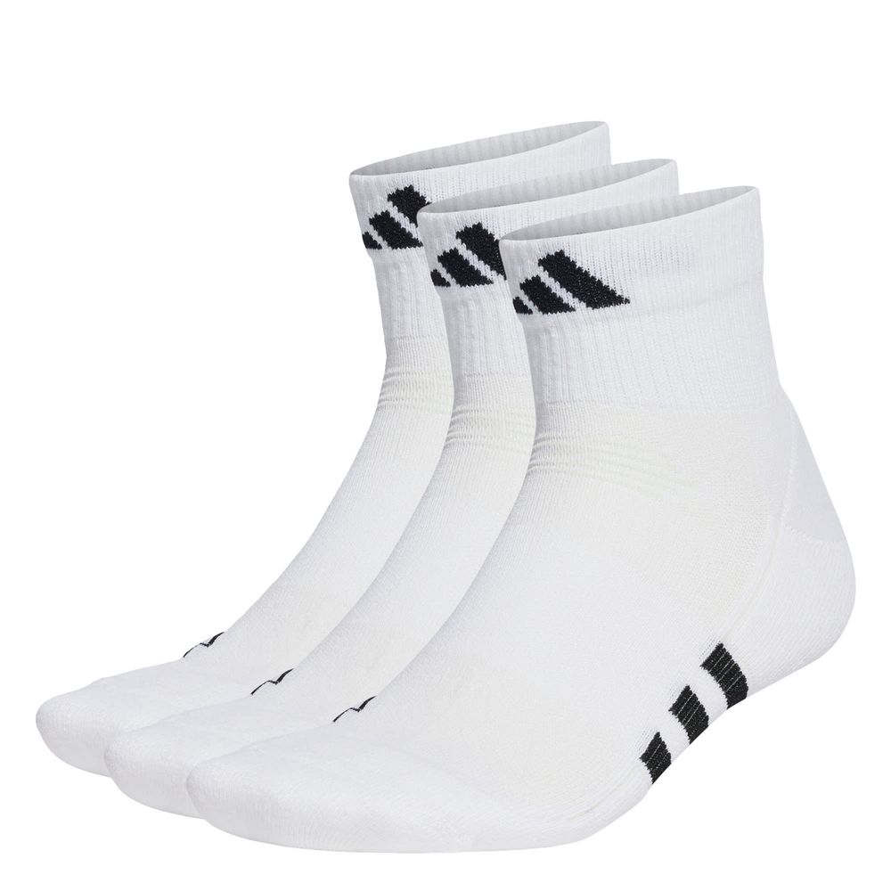 Foto 2 pulgar | Calcetines Acolchados Corte Medio 3 Pares Adidas Blanco Unisex