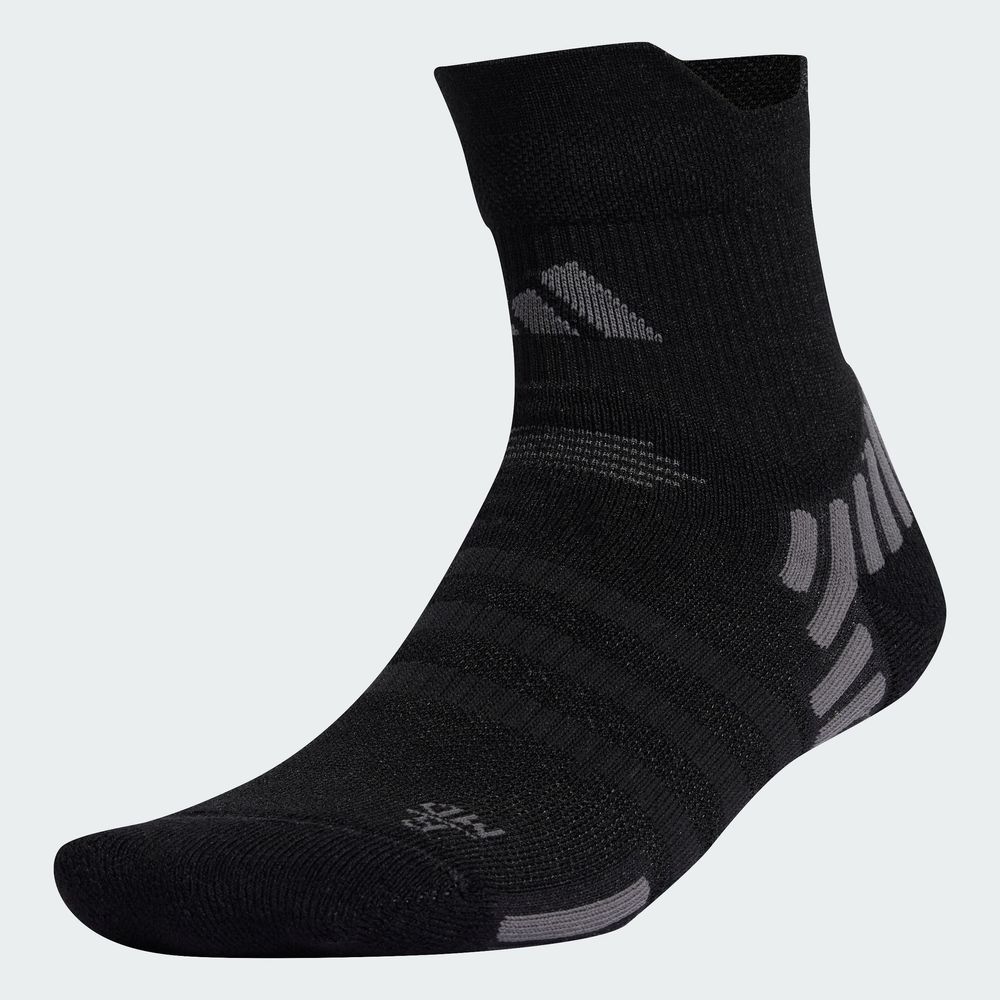 Foto 3 pulgar | Calcetines Performance Training Largo Arriba Del Tobillo Adidas Negro Unisex