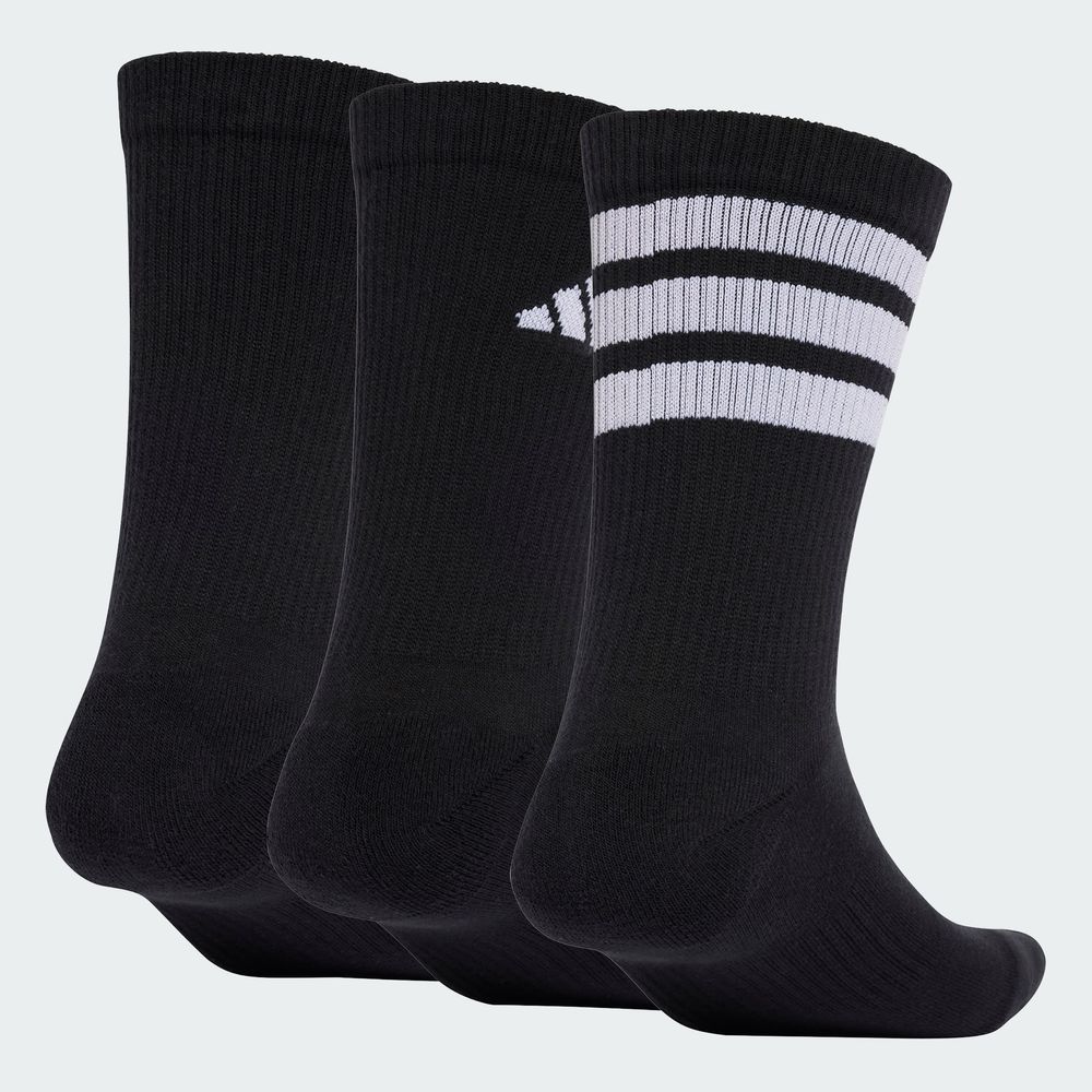 Foto 3 pulgar | Calcetines Logo 3 Pares Adidas Negro Unisex