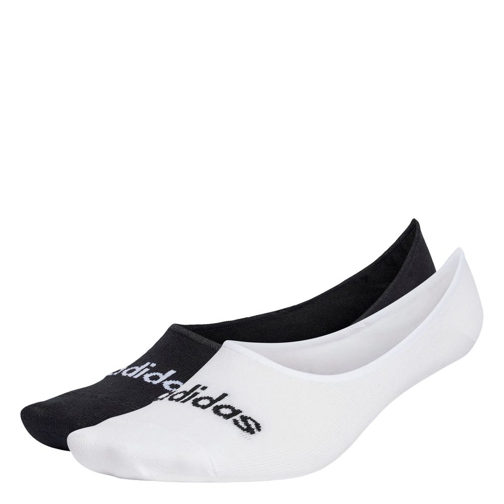 Foto 2 pulgar | Calcetines Delgados Lineales Ballerina 2 Pares Adidas Blanco Unisex