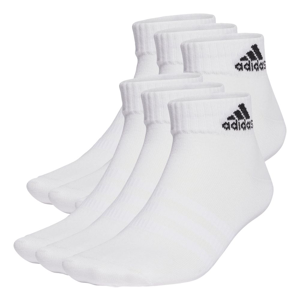 Foto 2 pulgar | Calcetines Al Tobillo Thin And Light Sportswear 6 Pares Adidas Blanco Unisex