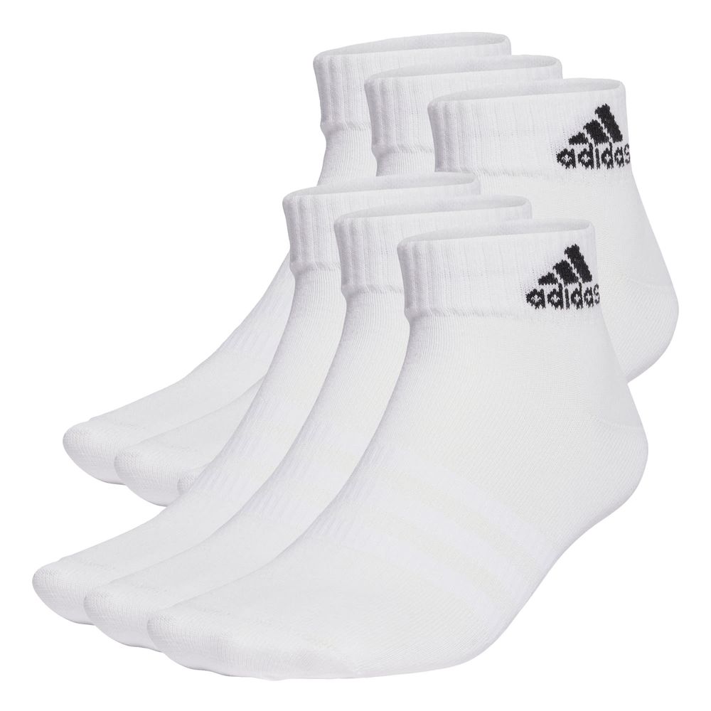 Calcetines Al Tobillo Thin And Light Sportswear 6 Pares Adidas Blanco Unisex