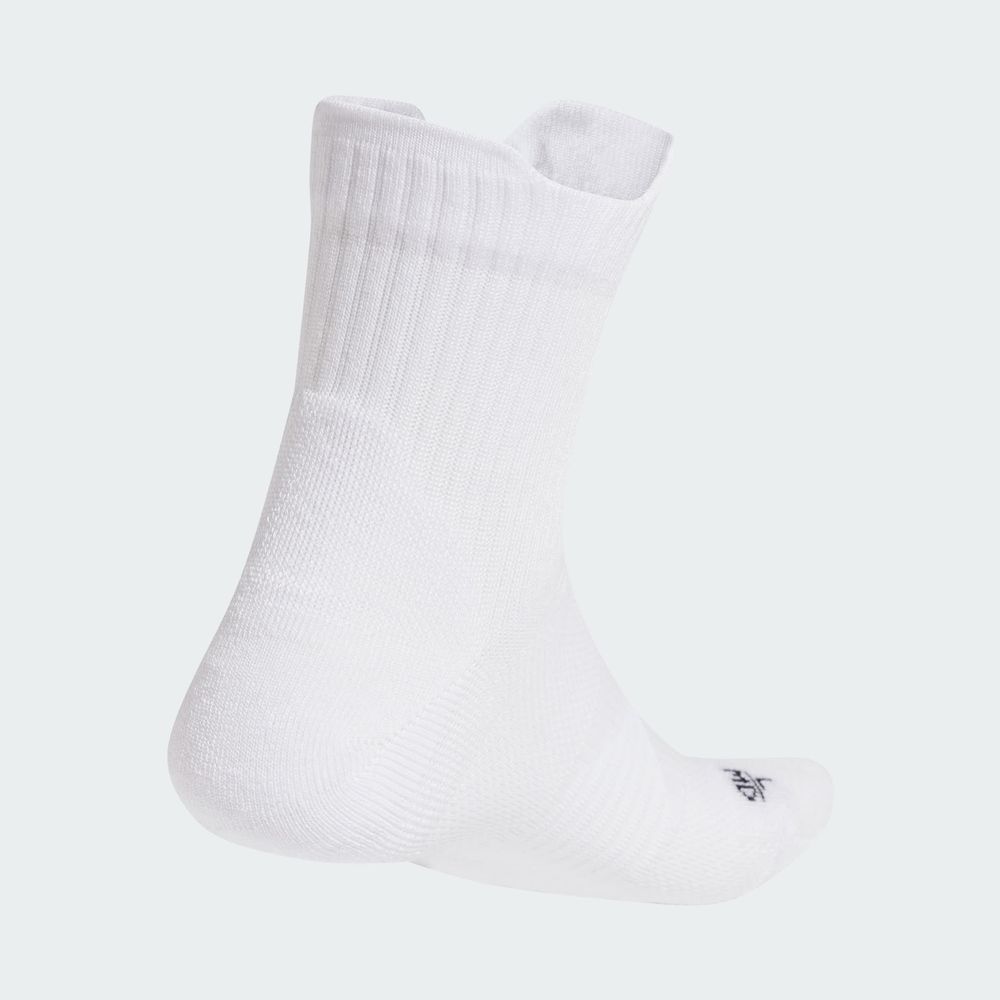 Foto 3 pulgar | Calcetines Runxcushioned Adidas Blanco Unisex