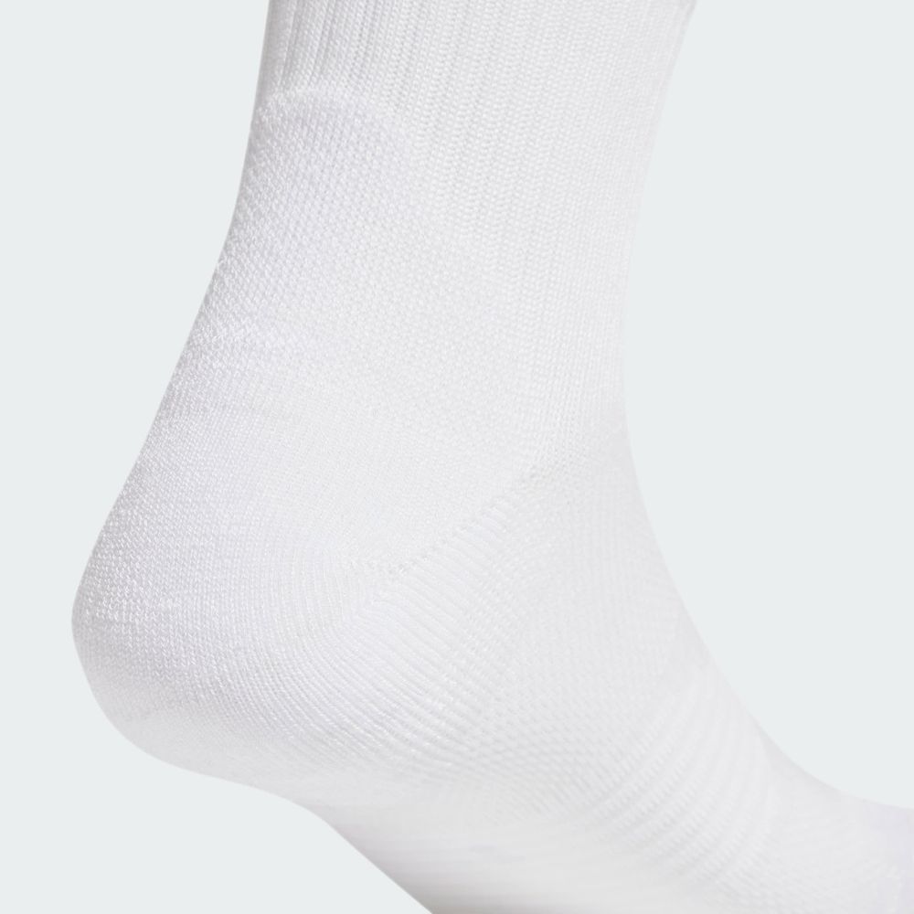 Foto 6 pulgar | Calcetines Runxcushioned Adidas Blanco Unisex