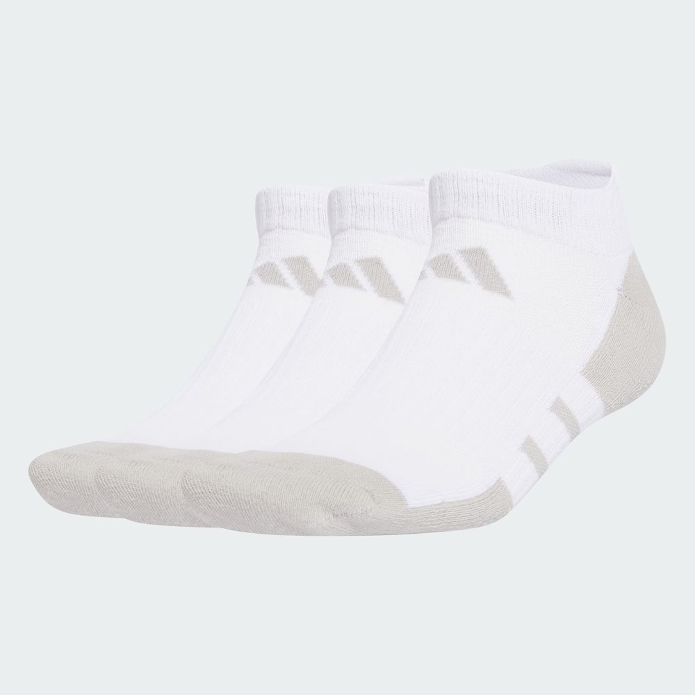 Foto 4 pulgar | Calcetines Essentials Climacool Low Cut 3 Pares Adidas Blanco Unisex