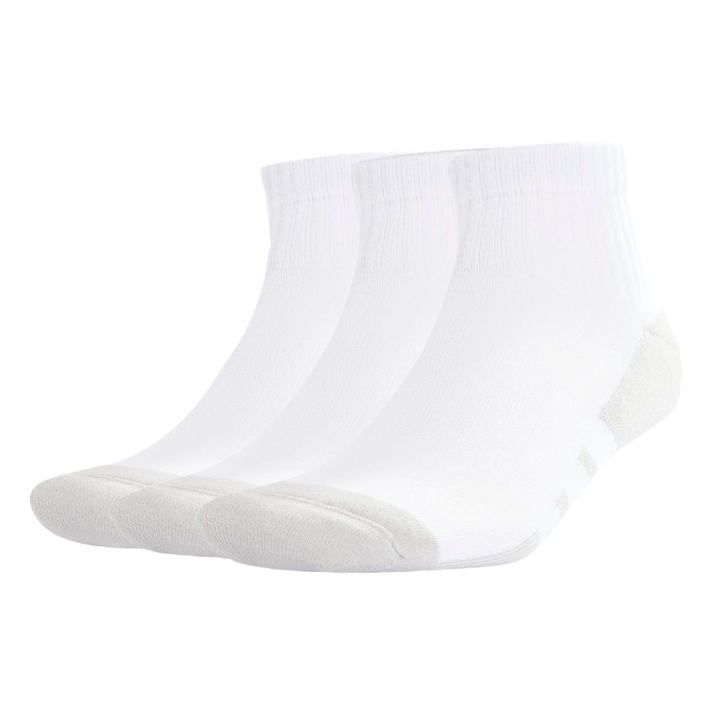 Foto 2 pulgar | Calcetines Essentials Climacool Quarter 3 Pares Adidas Blanco Unisex