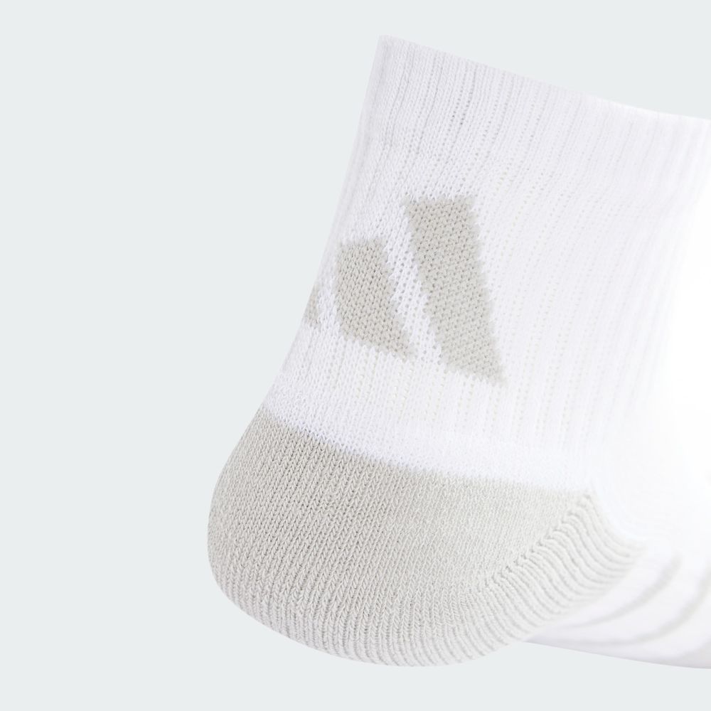 Foto 5 pulgar | Calcetines Essentials Climacool Quarter 3 Pares Adidas Blanco Unisex