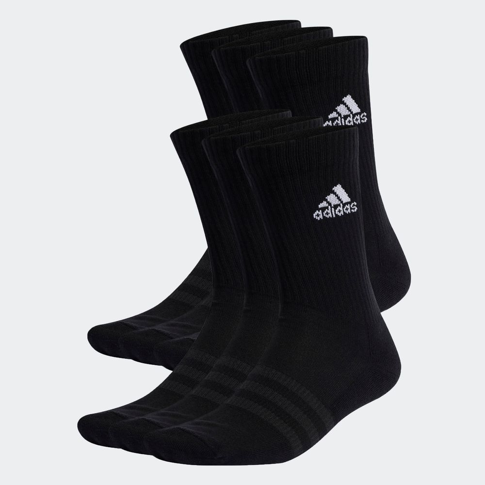 Foto 3 pulgar | Calcetines Clásicos Acolchados Sportswear 6 Pares Adidas Negro Unisex