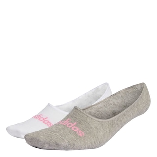 Foto 1 | Calcetines Delgados Lineales Ballerina 2 Pares Adidas Blanco Unisex