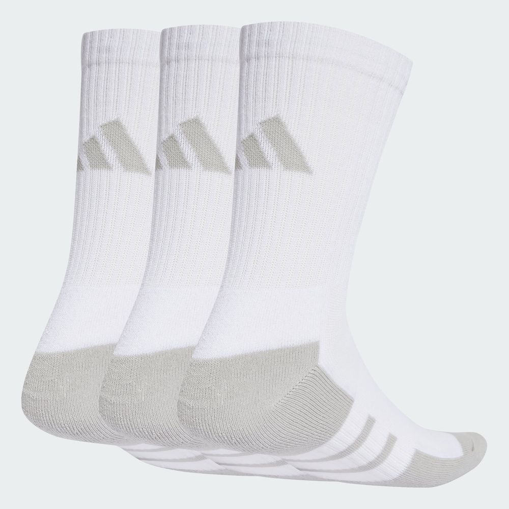 Foto 3 pulgar | Calcetines Essentials Climacool Crew 3 Pares Adidas Blanco Unisex