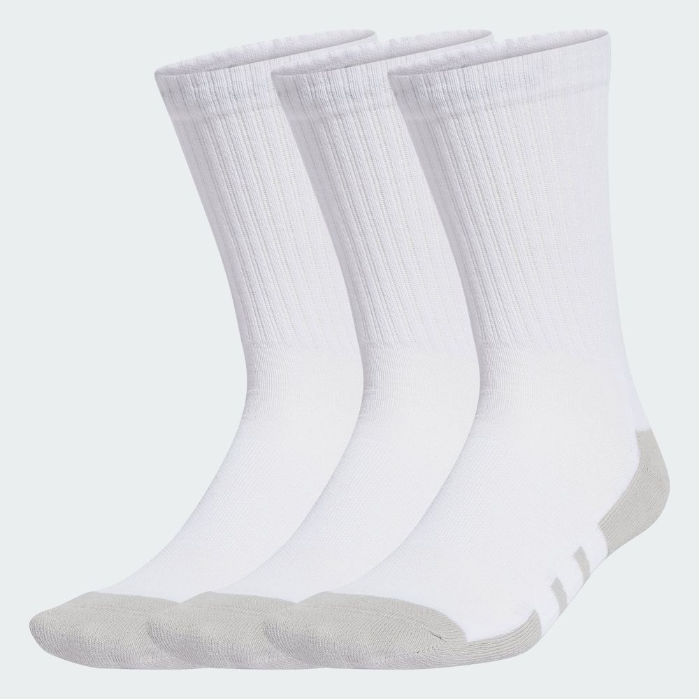 Foto 4 pulgar | Calcetines Essentials Climacool Crew 3 Pares Adidas Blanco Unisex