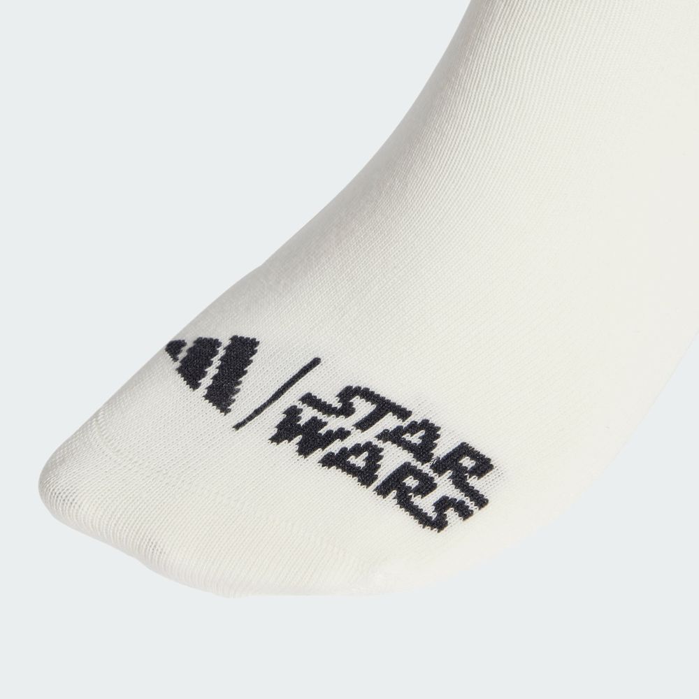 Foto 5 pulgar | Calcetines Star Wars Mandalorian Adidas Blanco Unisex