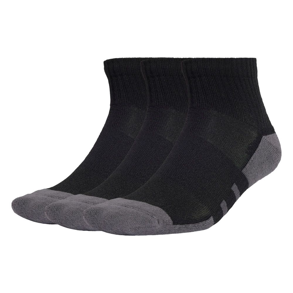 Foto 2 pulgar | Calcetines Essentials Climacool Quarter 3 Pares Adidas Negro Unisex