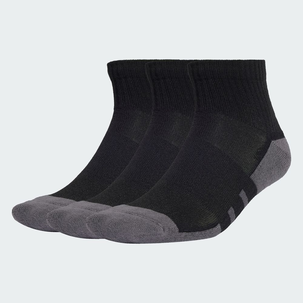 Foto 4 pulgar | Calcetines Essentials Climacool Quarter 3 Pares Adidas Negro Unisex