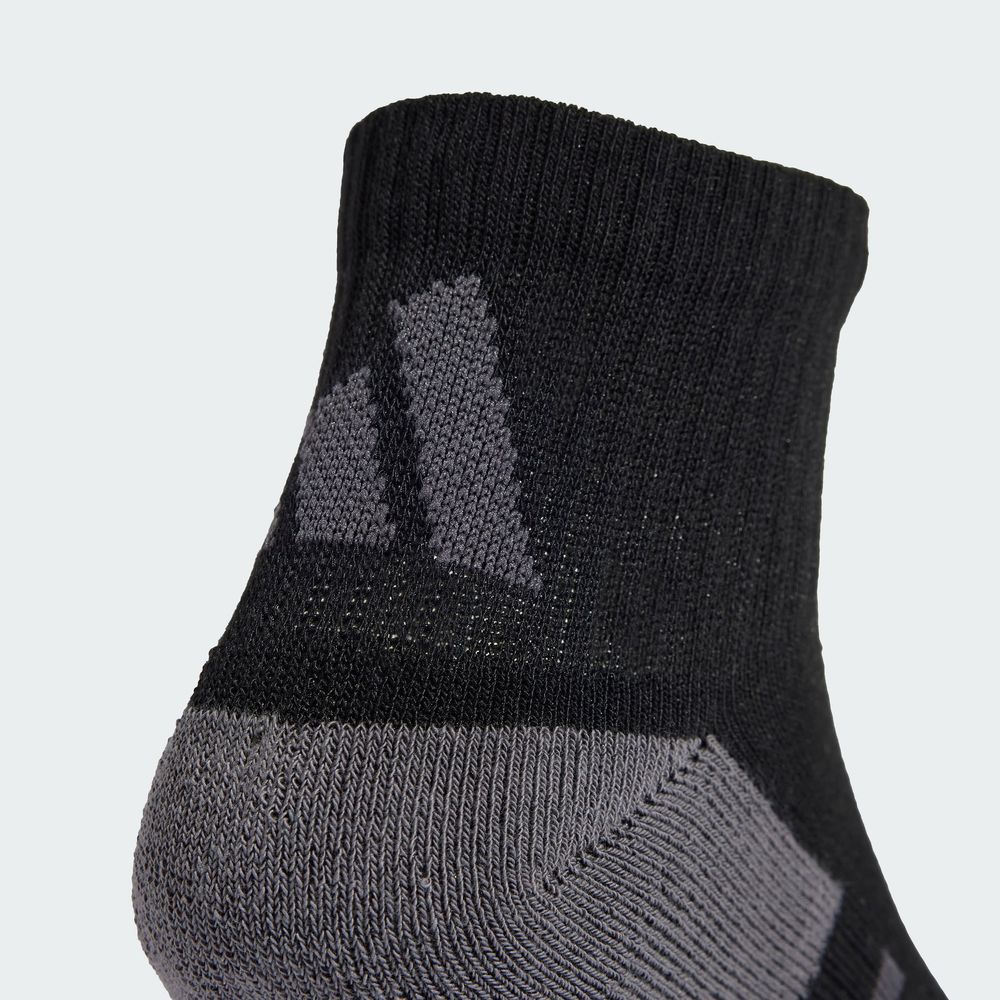 Foto 6 pulgar | Calcetines Essentials Climacool Quarter 3 Pares Adidas Negro Unisex