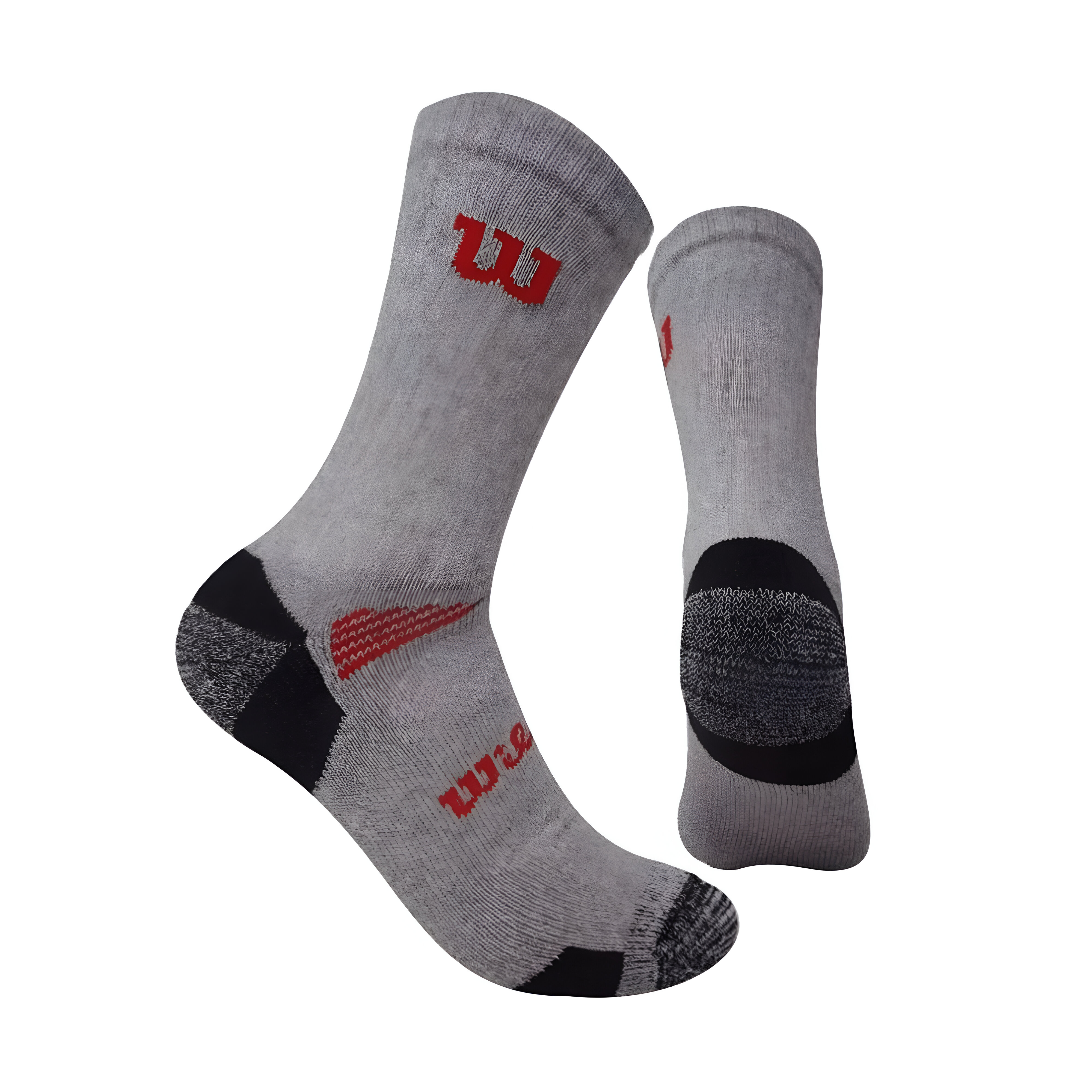 20 Pares De Calcetas 3/4 Para Hombre Wilson Color Gris