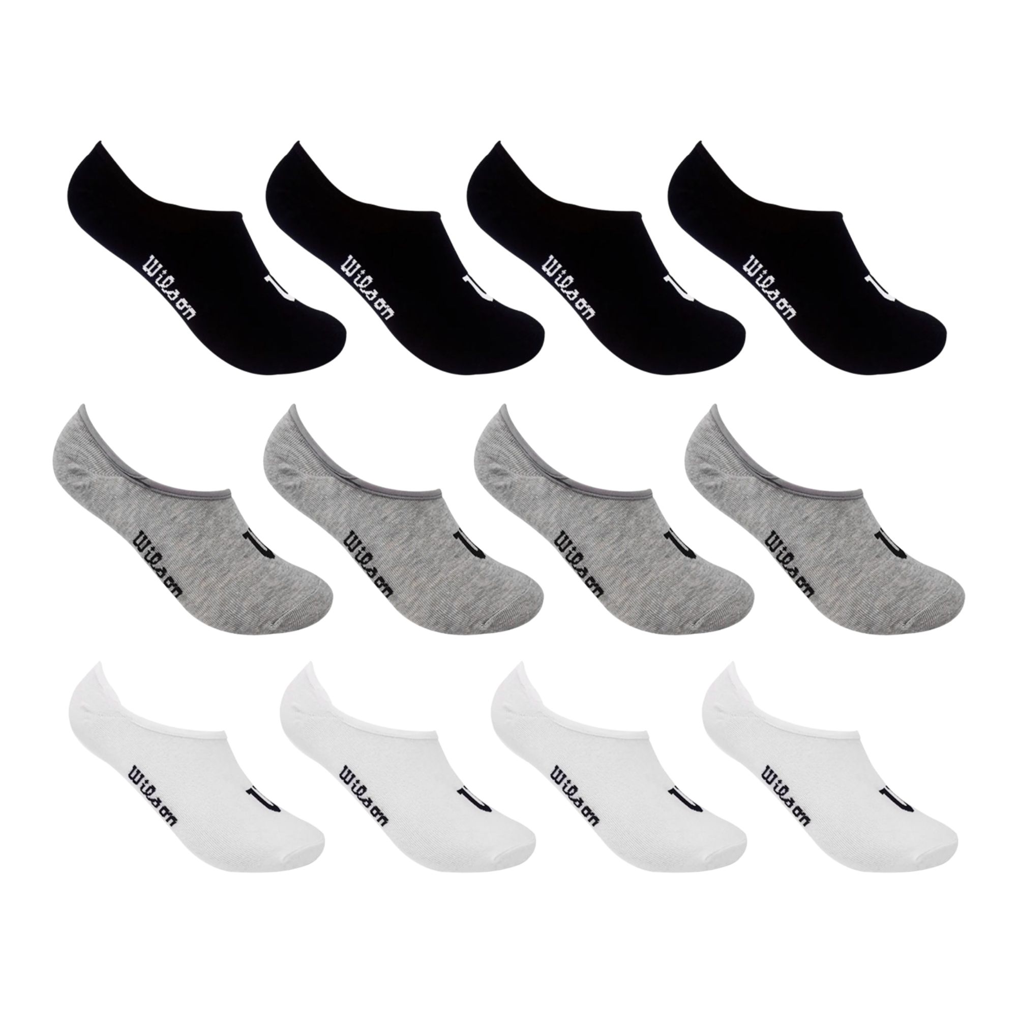 Foto 3 pulgar | 12 Pares De Tin Invisible Para Hombre Wilson Color Multicolor