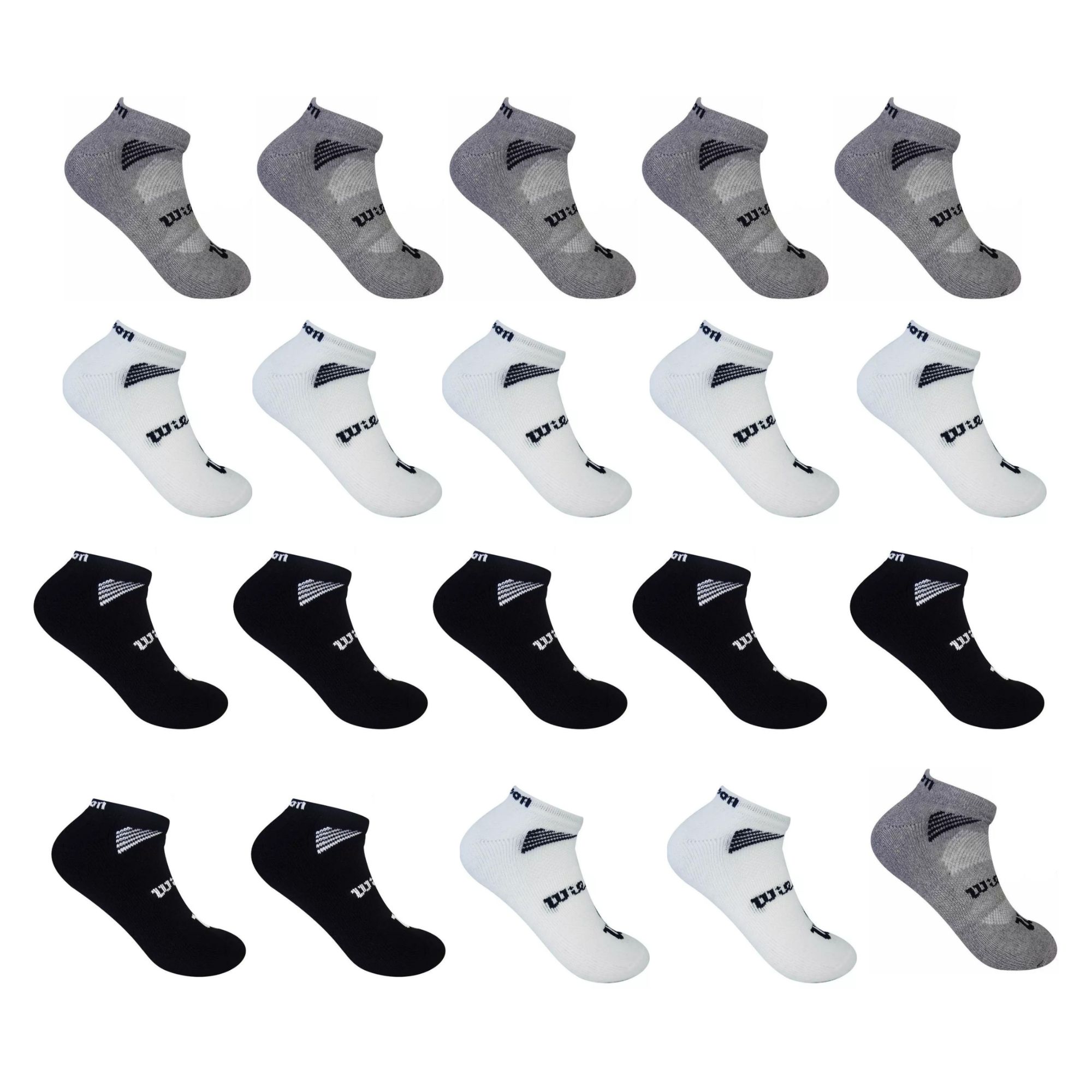 Foto 2 pulgar | Calcetines Deportivos Wilson para Hombre 20 Pares