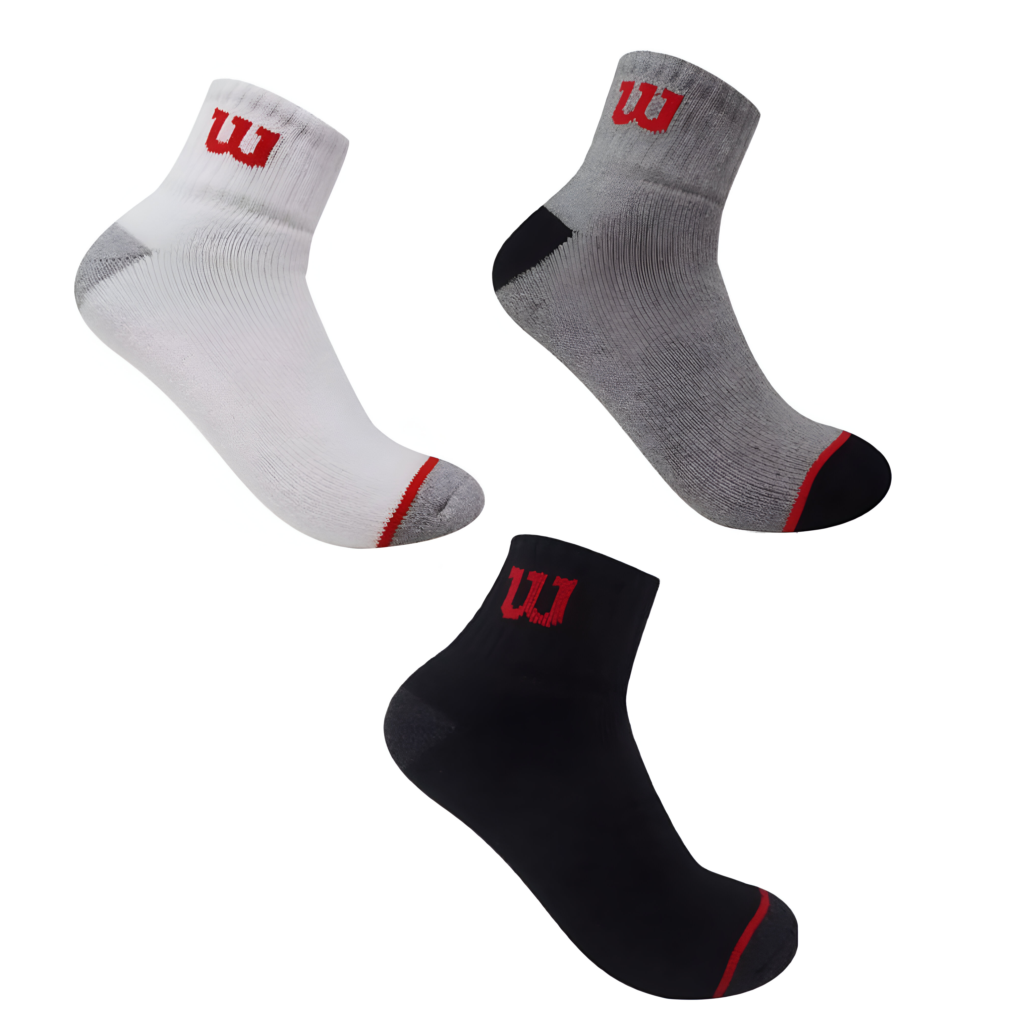 20 Pares De Tines Cortos Para Hombre Wilson Color Multicolor Afelpadas