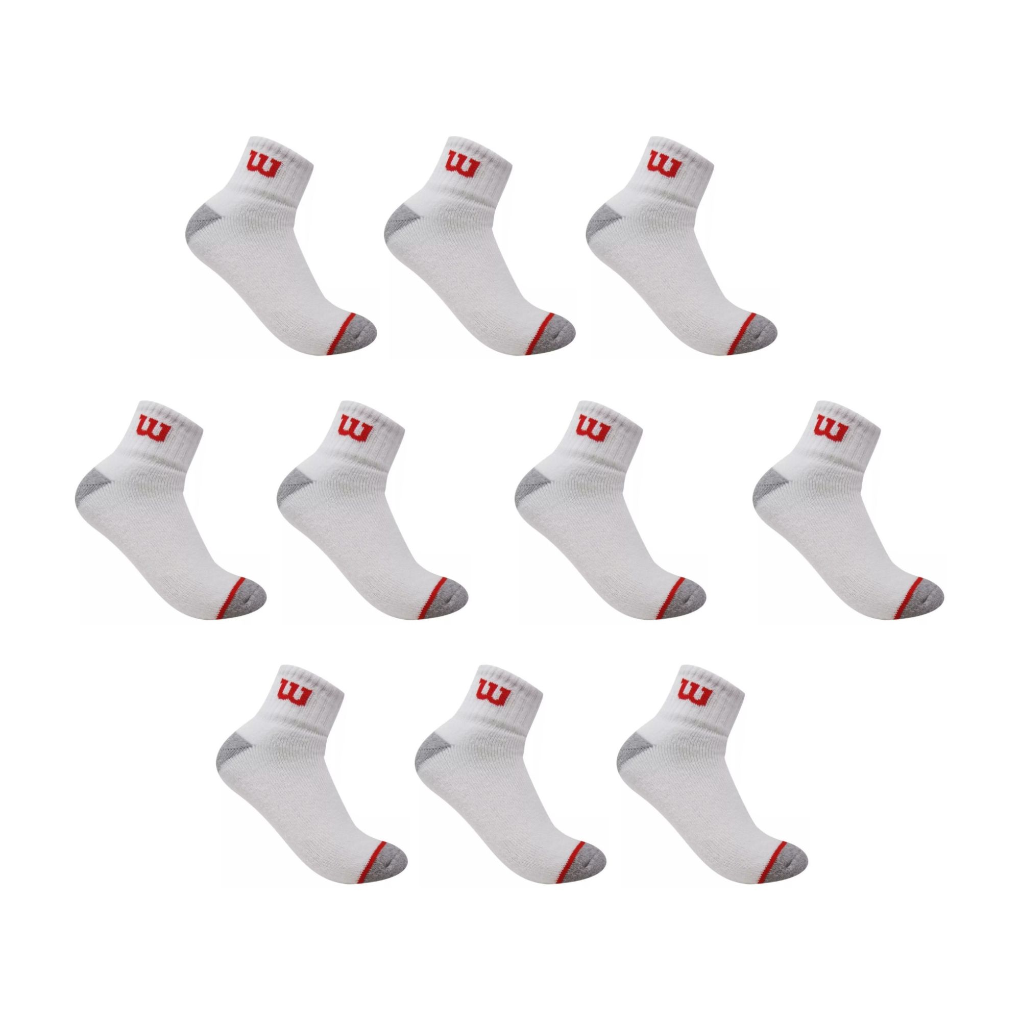 Foto 3 pulgar | Calcetas Tines Wilson Blancas para Hombre 10 Pares