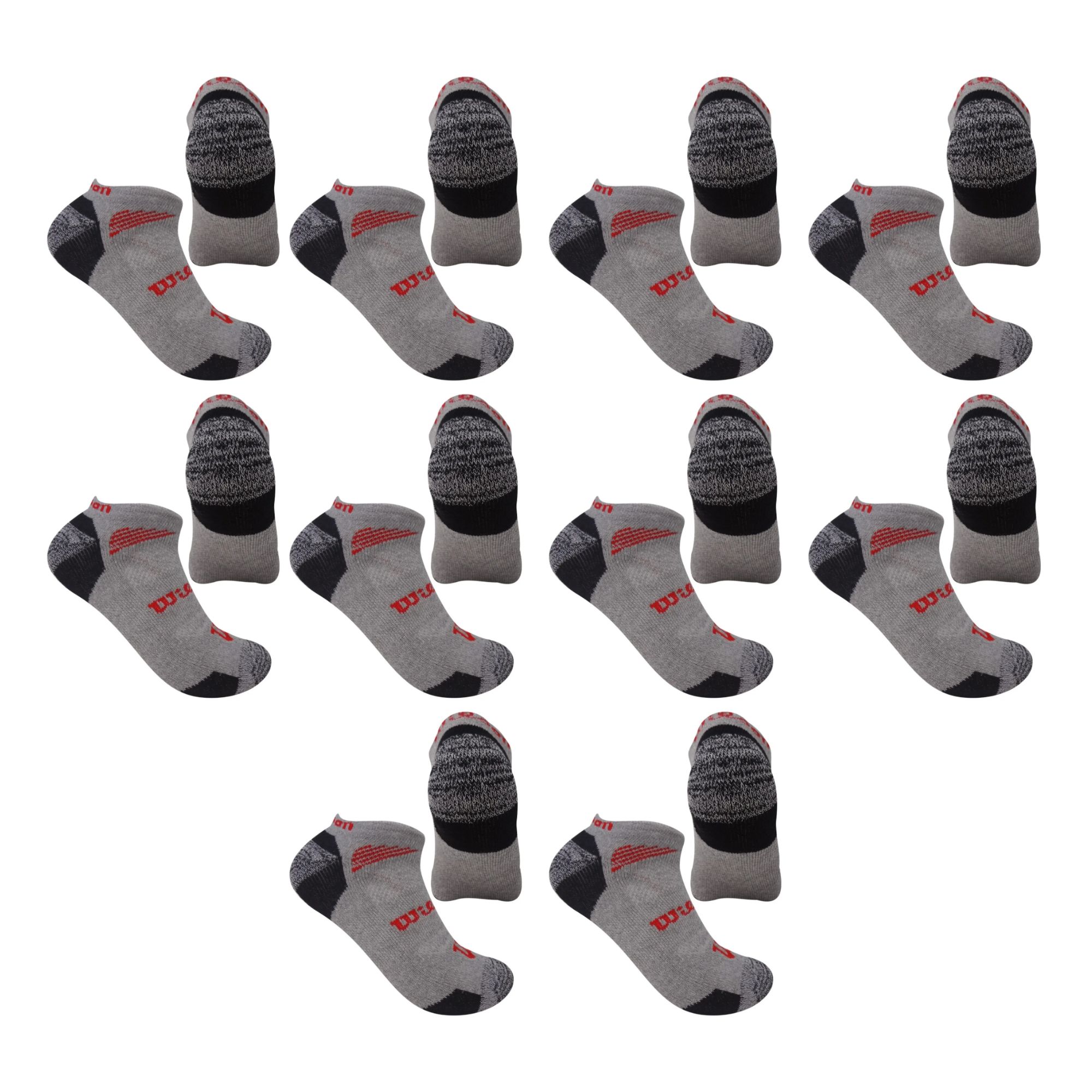 Foto 3 pulgar | Calcetas Tines Wilson Grises para Hombre 10 Pares