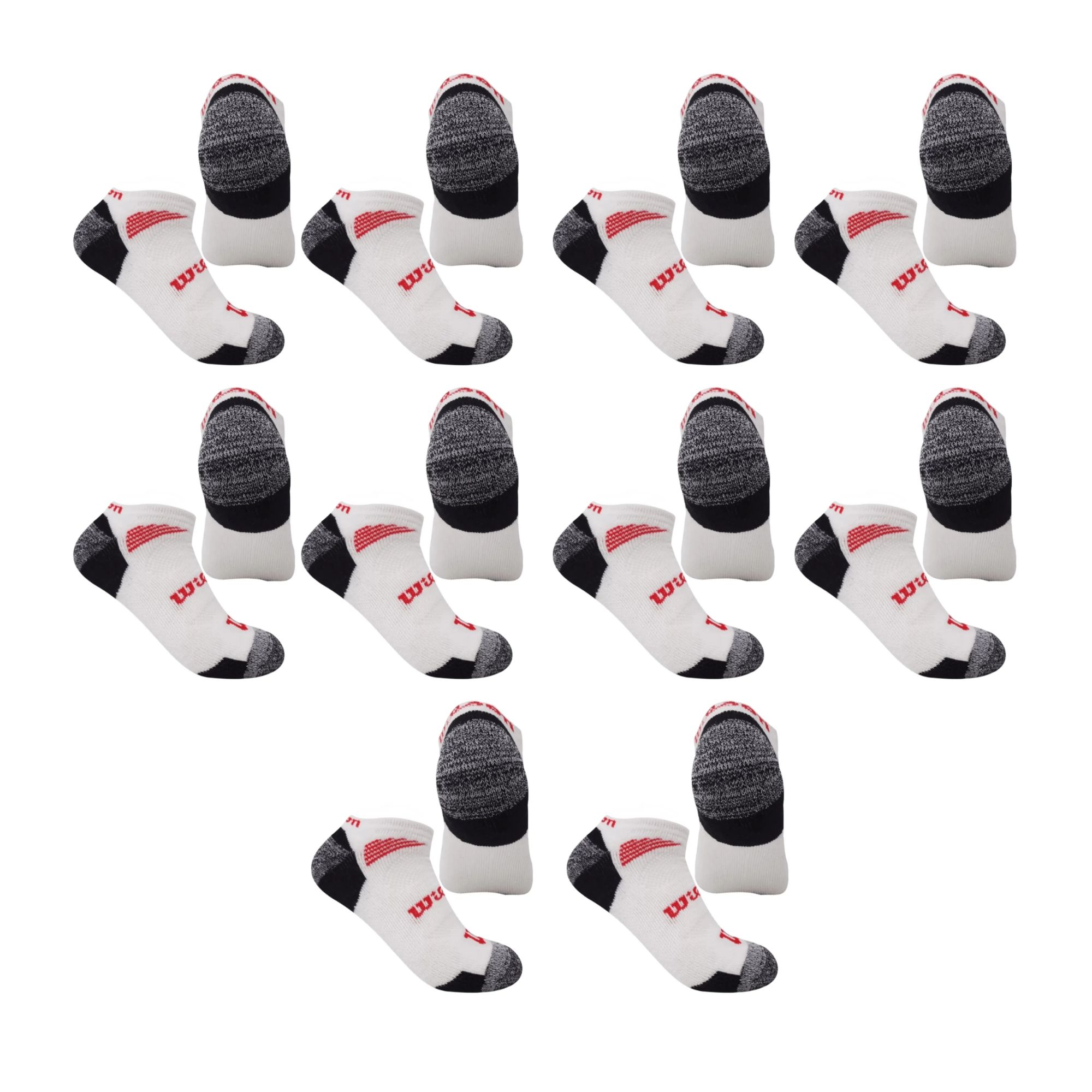 Foto 3 pulgar | Calcetines Wilson Afelpados Blancos  para Hombre 10 Pares