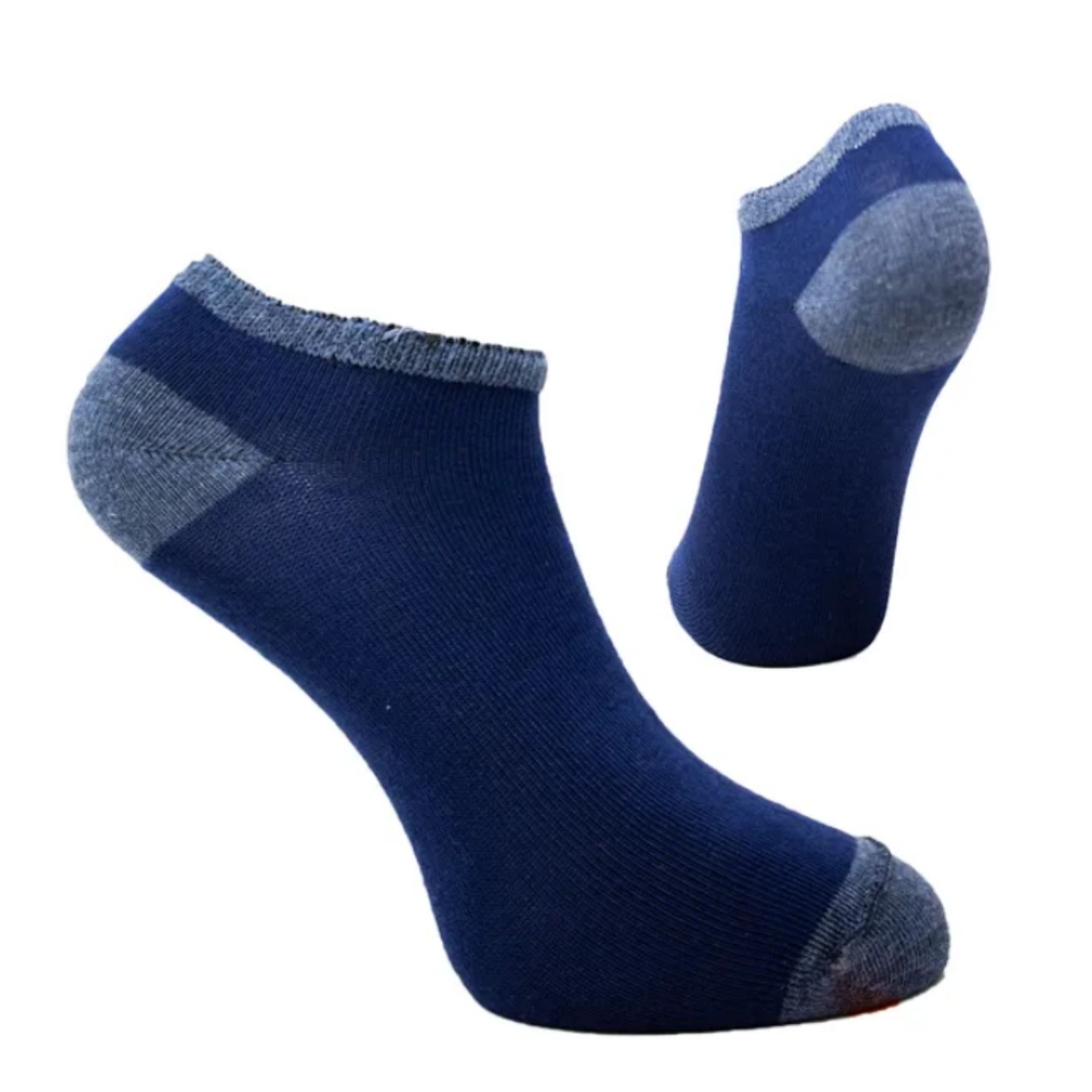 Foto 4 pulgar | 12 Pares De Tin Para Hombre, Diabetico, Wilson, Color Blanco Y Azul Marino