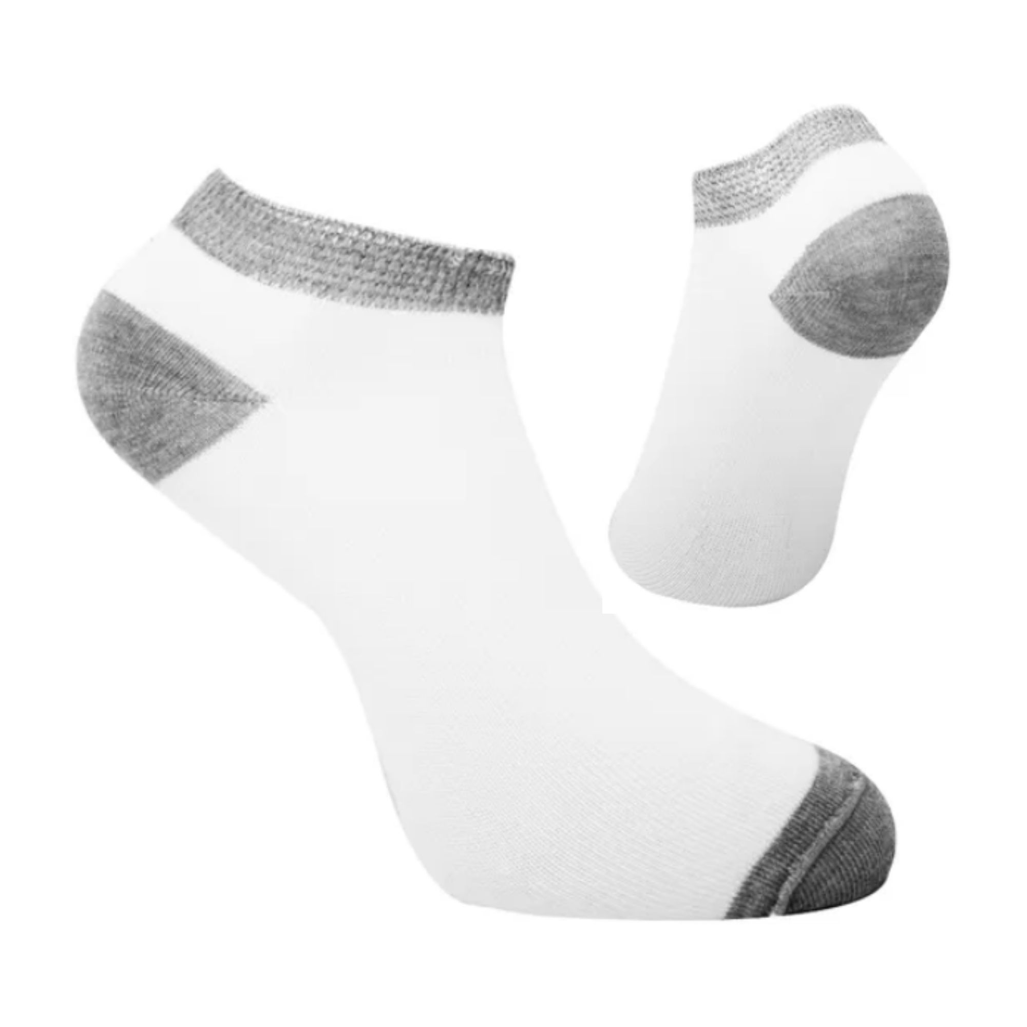 Foto 4 | 12 Pares De Tin Para Hombre, Diabetico, Wilson, Color Blanco Y Azul Marino