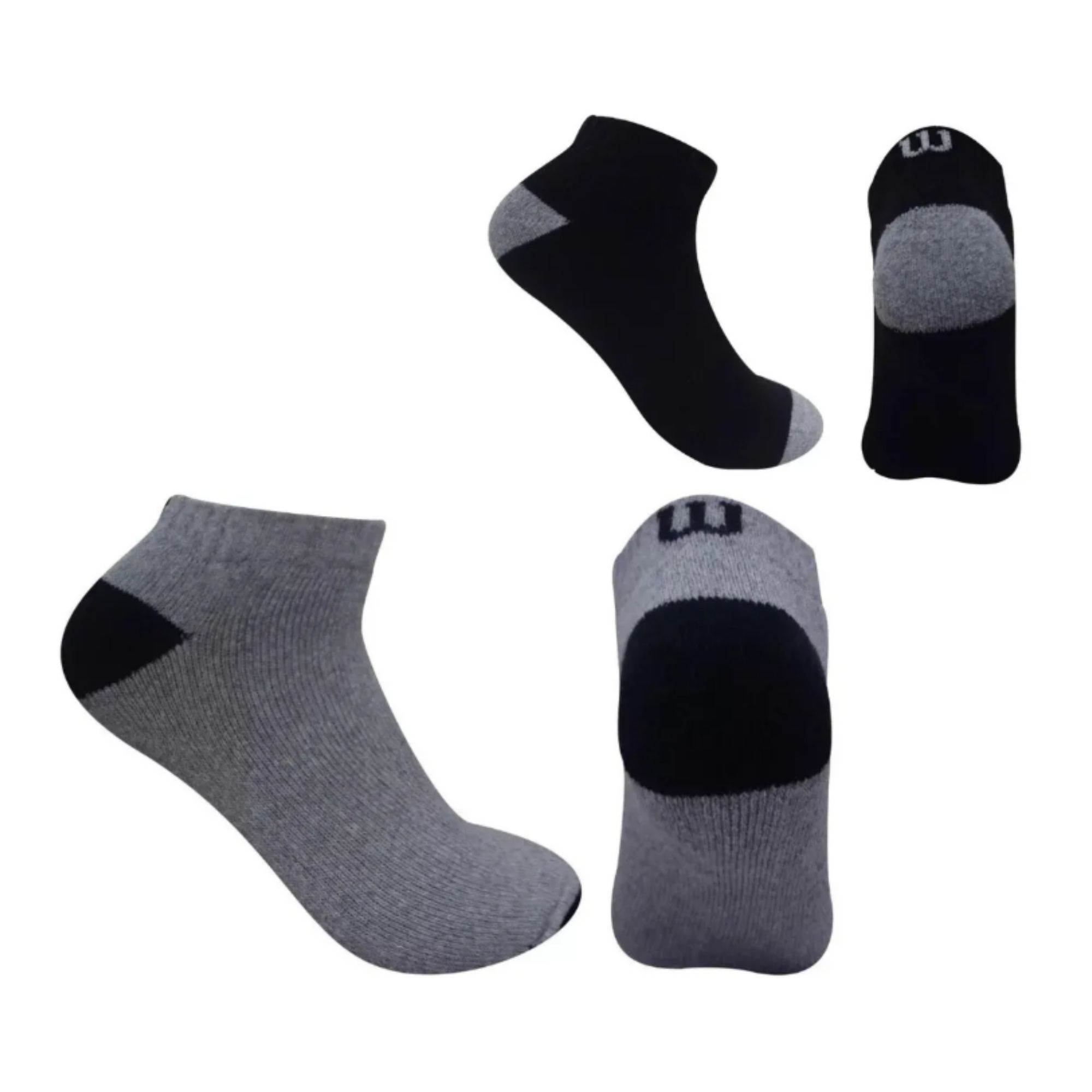20 Pares De Tin Para Hombre Afelpado Wilson, Color Multicolor