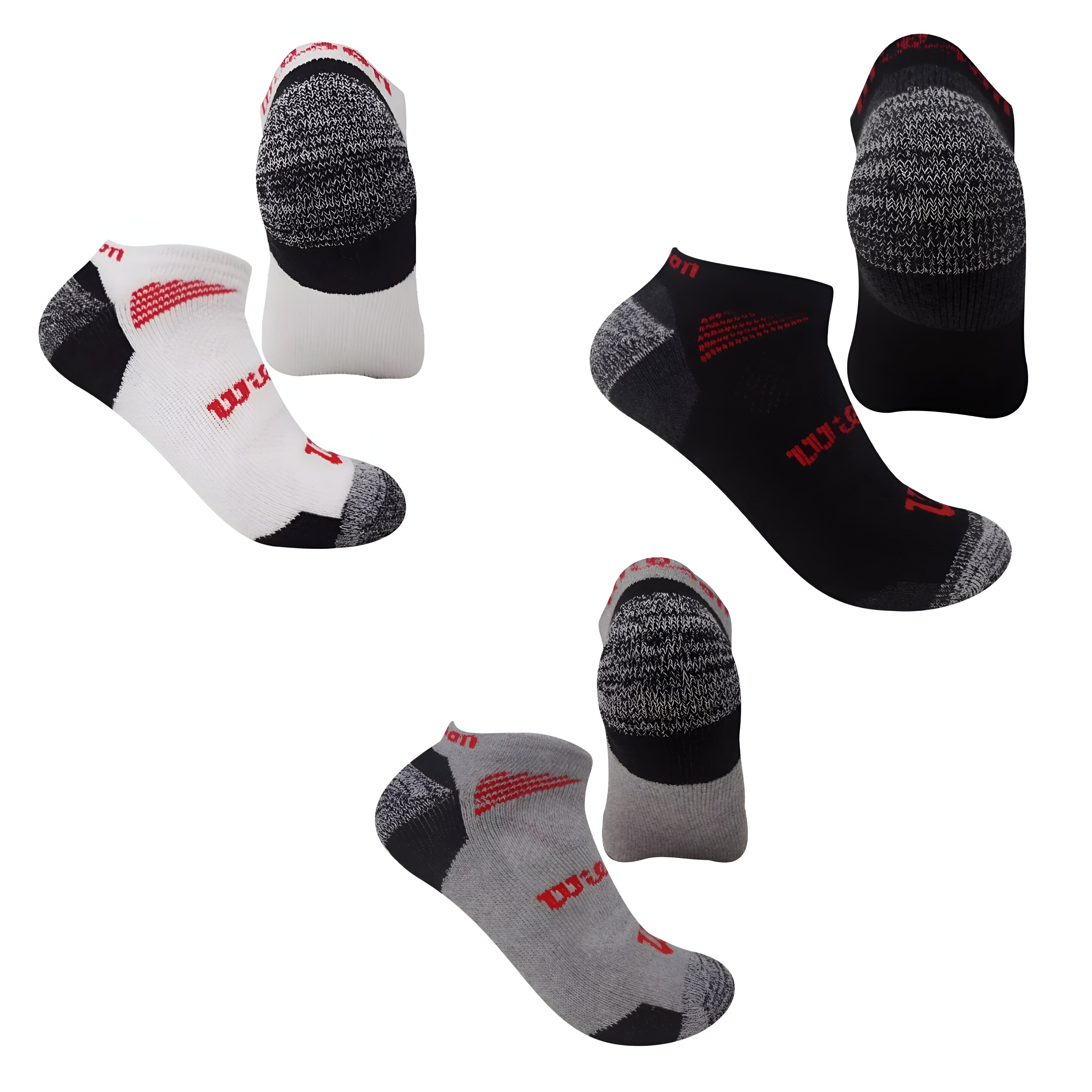 20 Pares De Tin Para Hombre Afelpado, Wilson , Color Multicolor $450