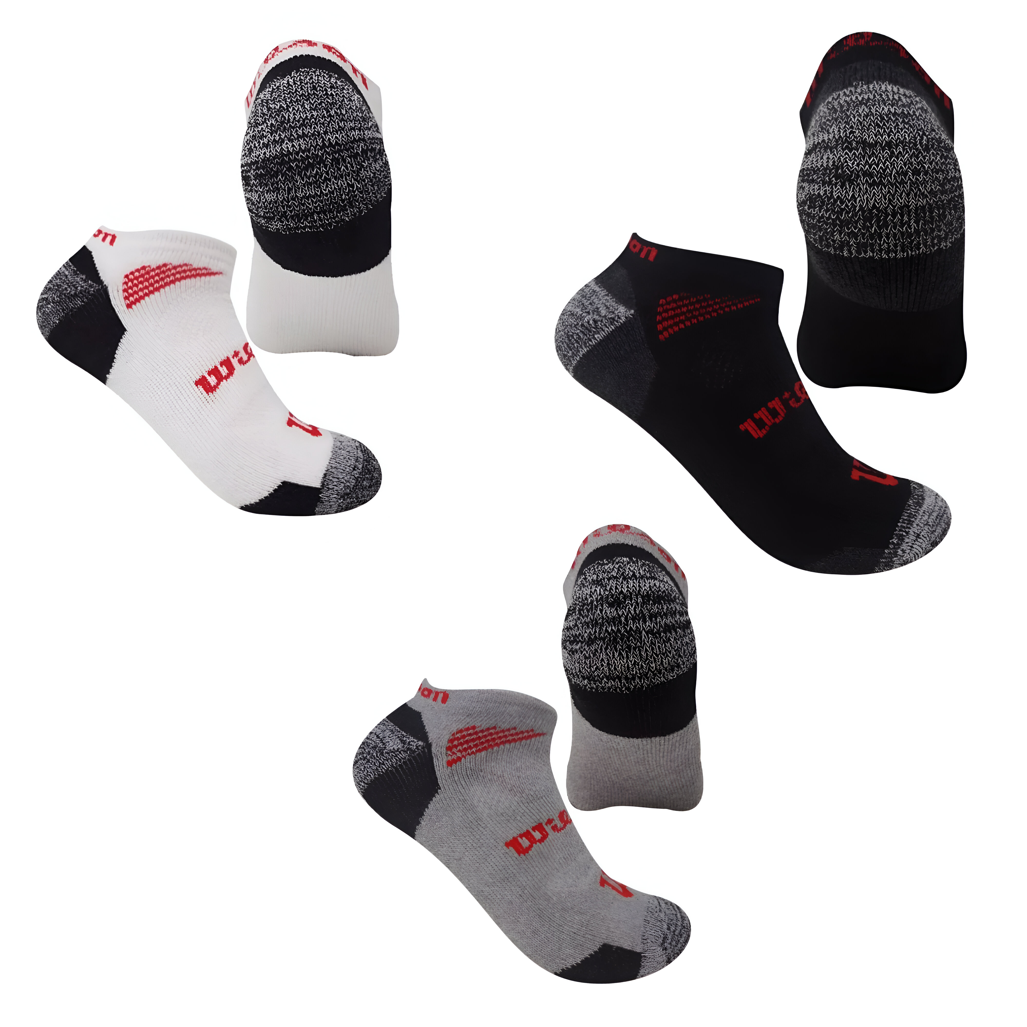 Foto 2 pulgar | 20 Pares De Tin Para Hombre Afelpado, Wilson , Color Multicolor