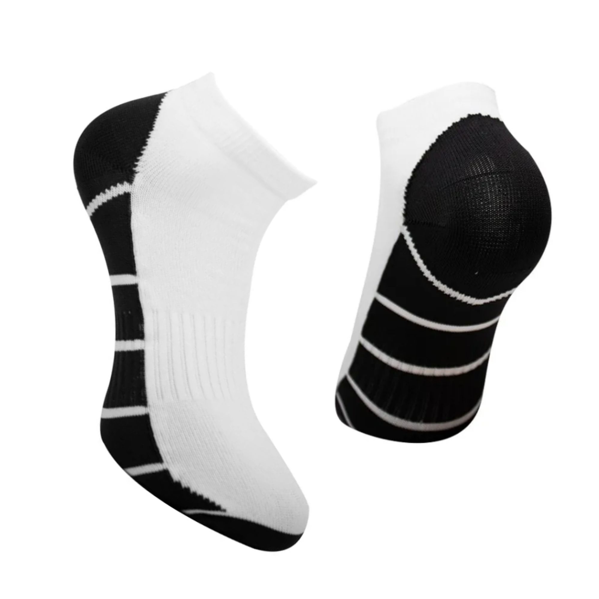 Foto 4 pulgar | 18 Pares De Tin Para Hombre, Wilson, Color Blanco, Jaspe Y Negro Rayas