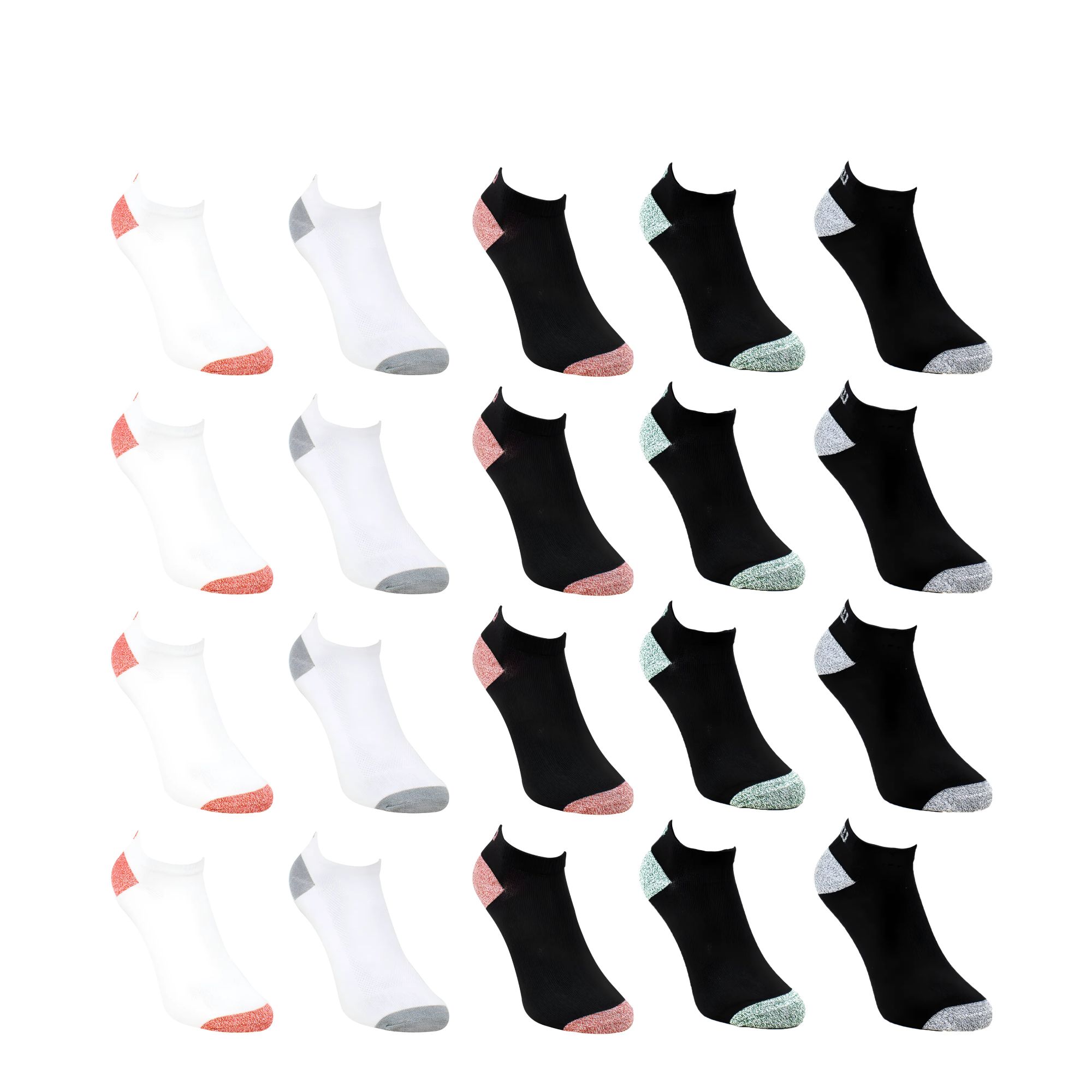 Foto 3 pulgar | 20 Pares Tin Para Hombre Wilson Color Negro Marmoleado Multicolor Super Soft
