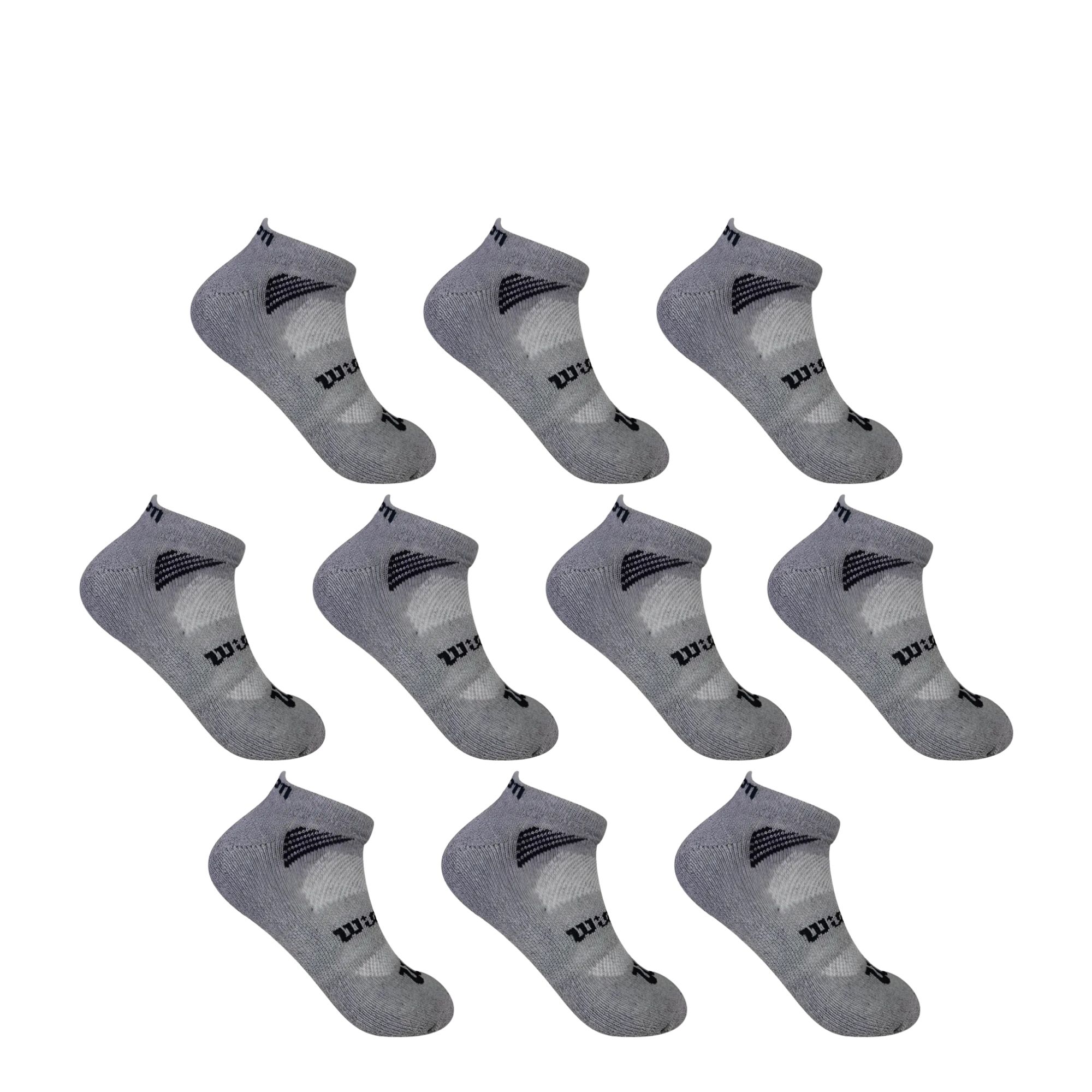 Foto 2 | 10 Pares Tin Para Hombre Wilson Color Gris