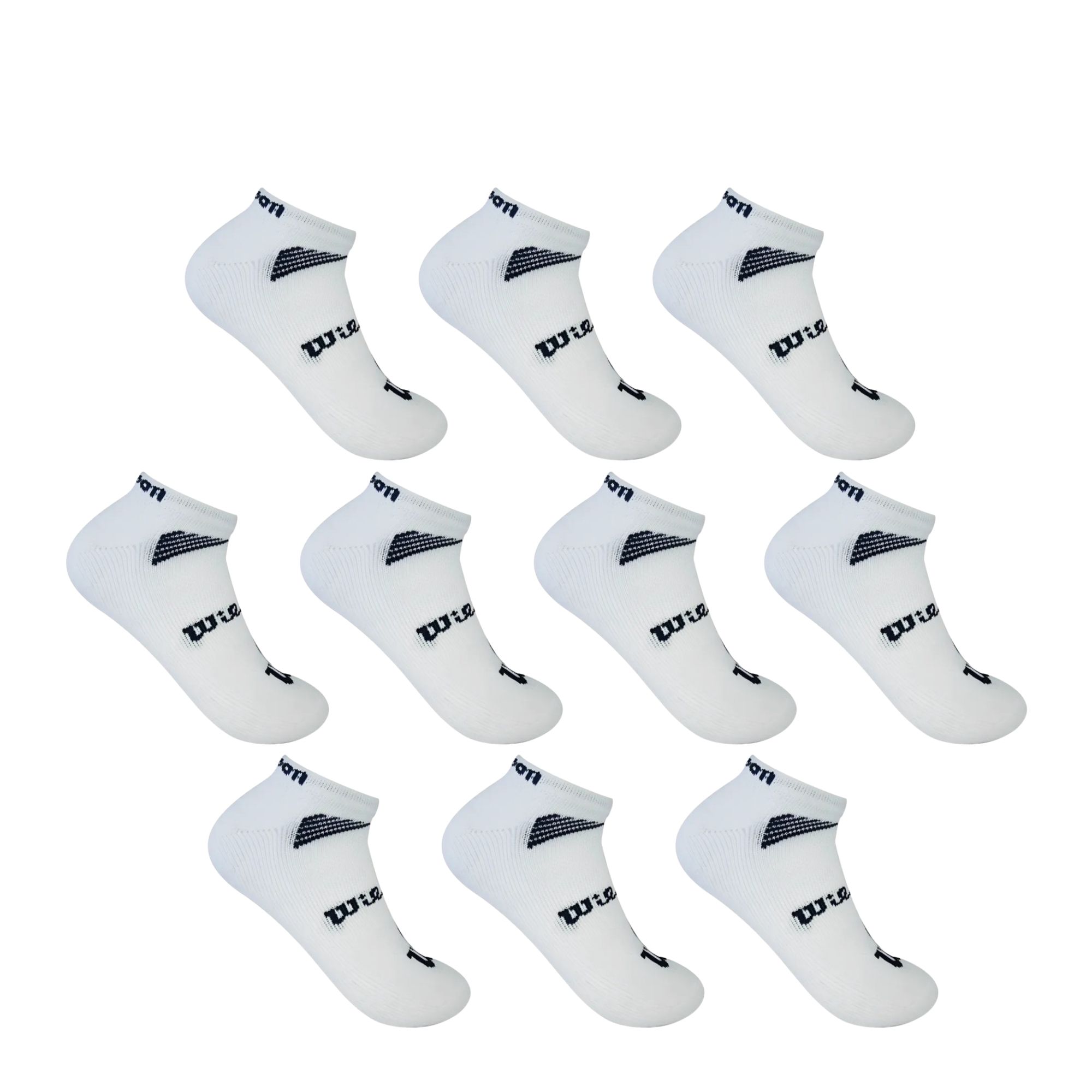 Foto 2 | 10 Pares Tin Para Hombre Wilson Color Blanco