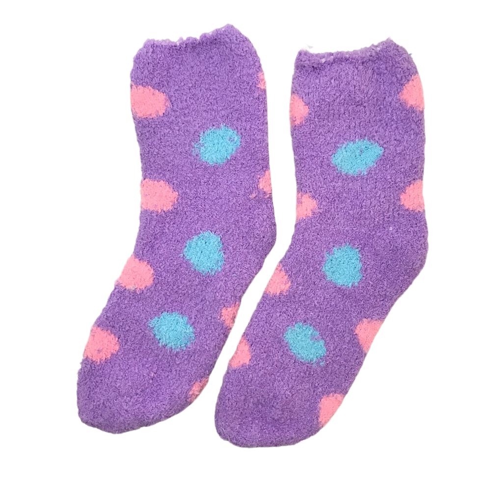 Calcetines Cálidos Afelpados Valiz FH0101 Púrpura para Dama