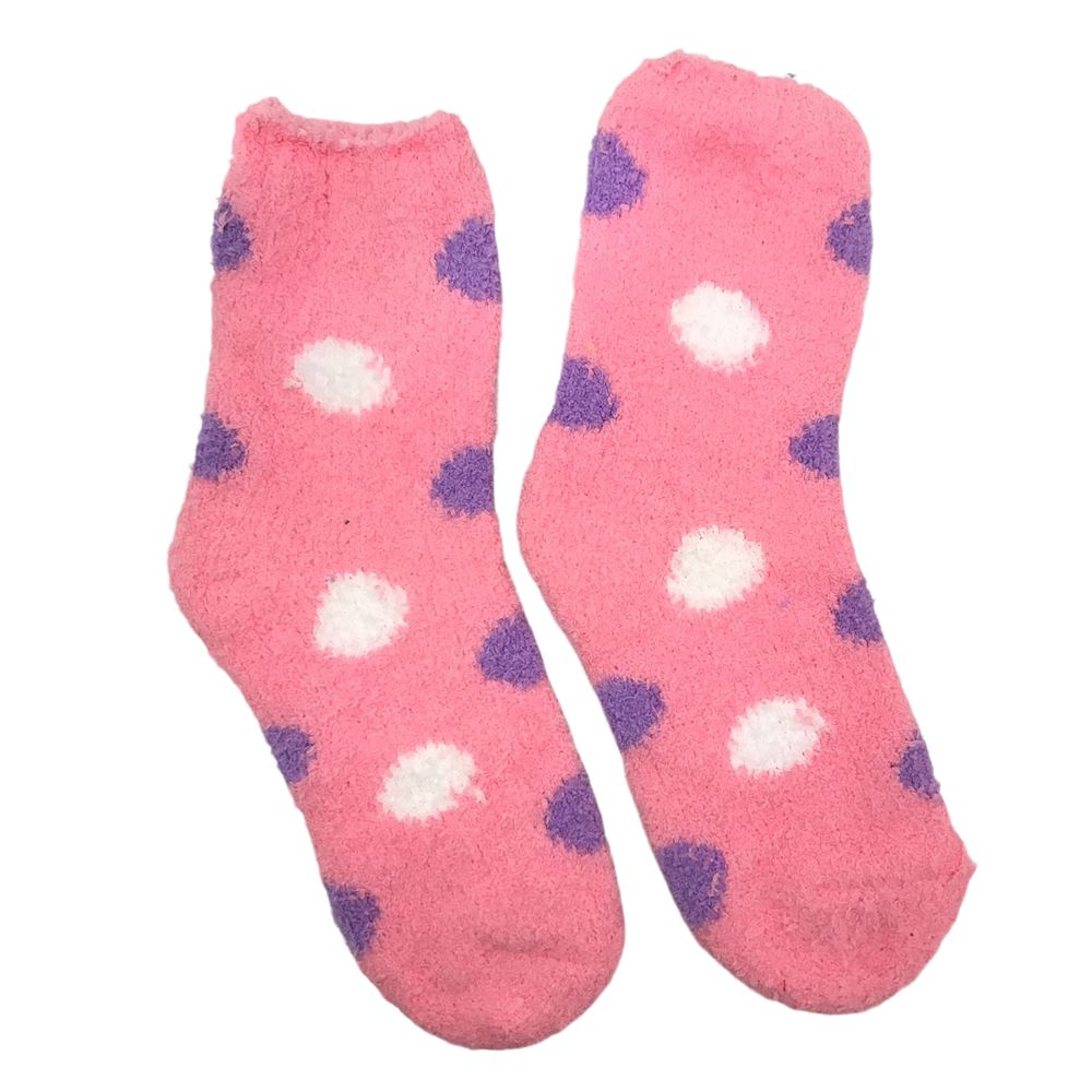 Foto 3 pulgar | Calcetines Afelpados Valiz Fh0101 Rosa para Mujer