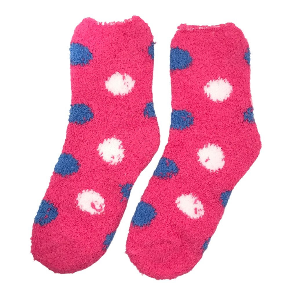 Foto 2 pulgar | Calcetines Afelpados Valiz Fh0101 Fucsia para Mujer