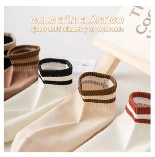 Foto 5 | Calcetines Transpirables Alta Calidad 5 Pares Para Mujer Color: Estilo 1