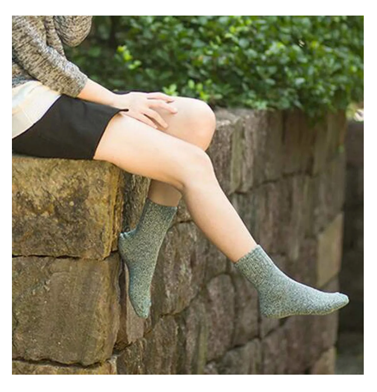 Foto 5 | Calcetines Termicos Unisex Largos Tejidos 5 Pares Adecuado Para Mujeres