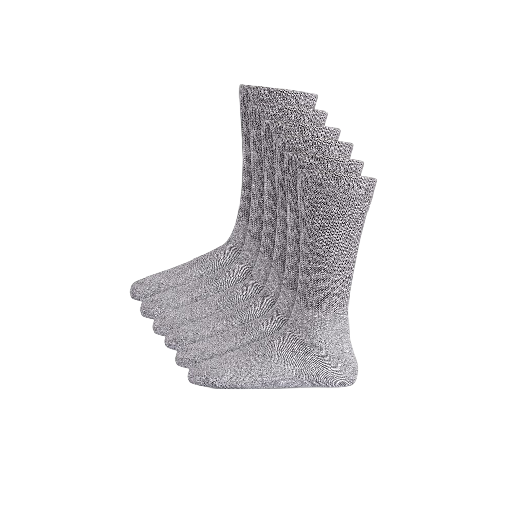 Calcetines para Pie Diabético 12 Pares Gris Claro para Dama 20-25 cm de Pie