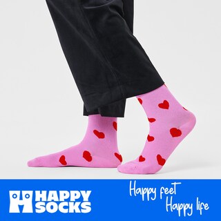 Foto 7 | Set 2 Calcetines Happy Socks Diseño Corazones Unisex