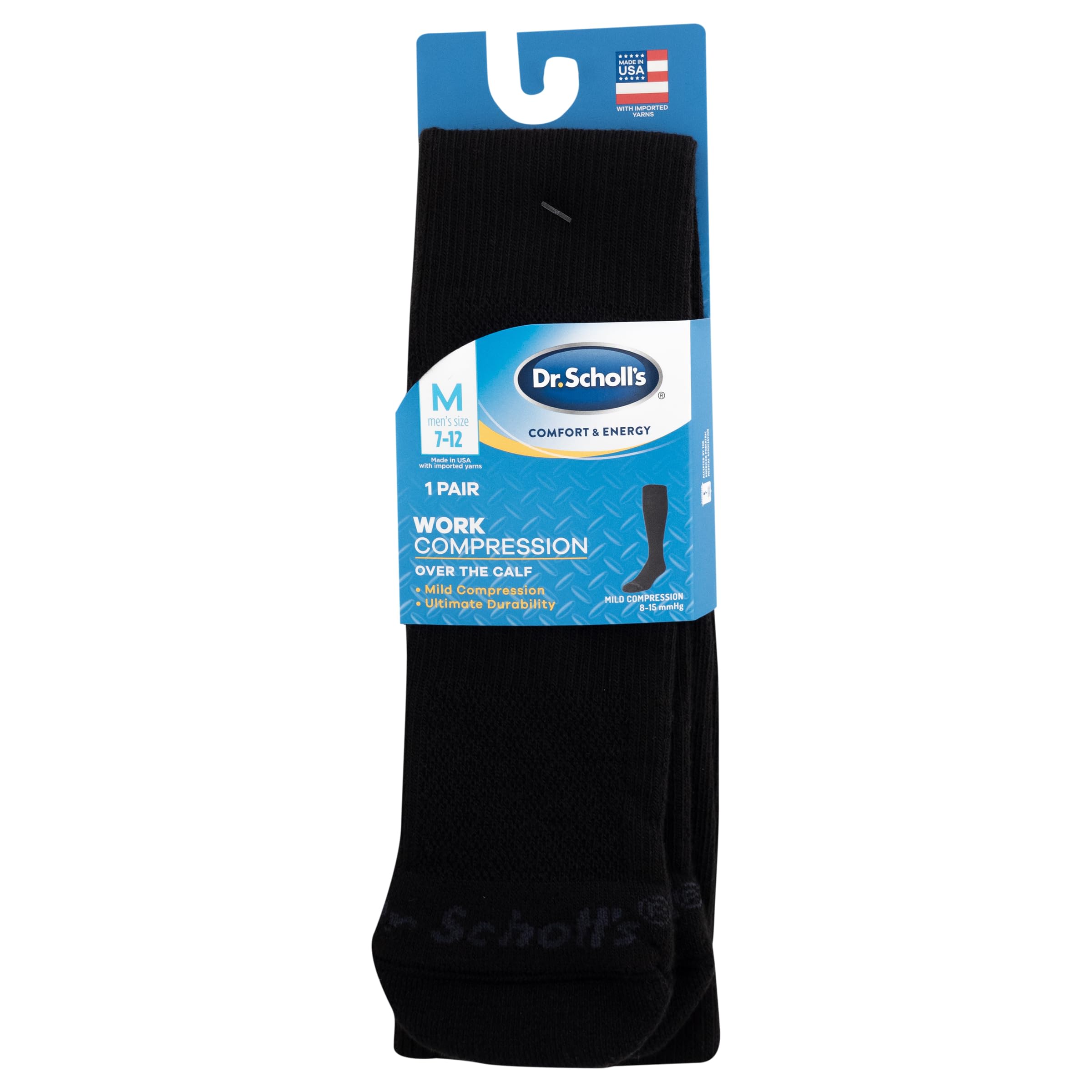 Foto 4 pulgar | Calcetín Dr. Scholl's De Compresión Para Hombre, Deportivo Y De Trabajo, Negro - Venta Internacional.