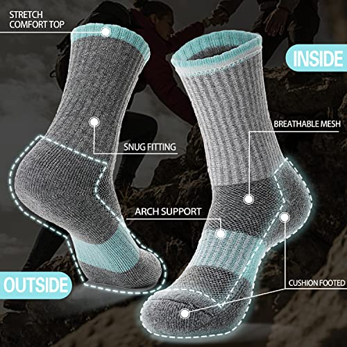 Foto 3 pulgar | Venta Internacional-Calcetines de Senderismo Ebmore para Mujer 5 Pares