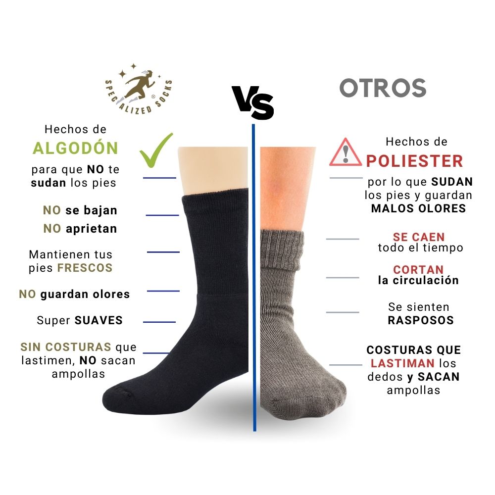 Foto 4 pulgar | Calcetines Deportivos de Algodón Specialized Socks Colores Surtidos para Mujer 6 Pares