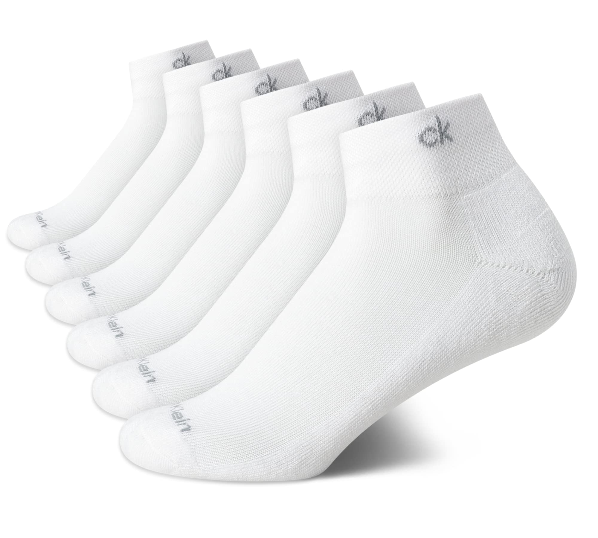 Foto 1 | Calcetines Calvin Klein Con Forma De Cojín, Corte En Cuartos, Para Mujer, 4-10, Color Blanco - Venta Internacional.