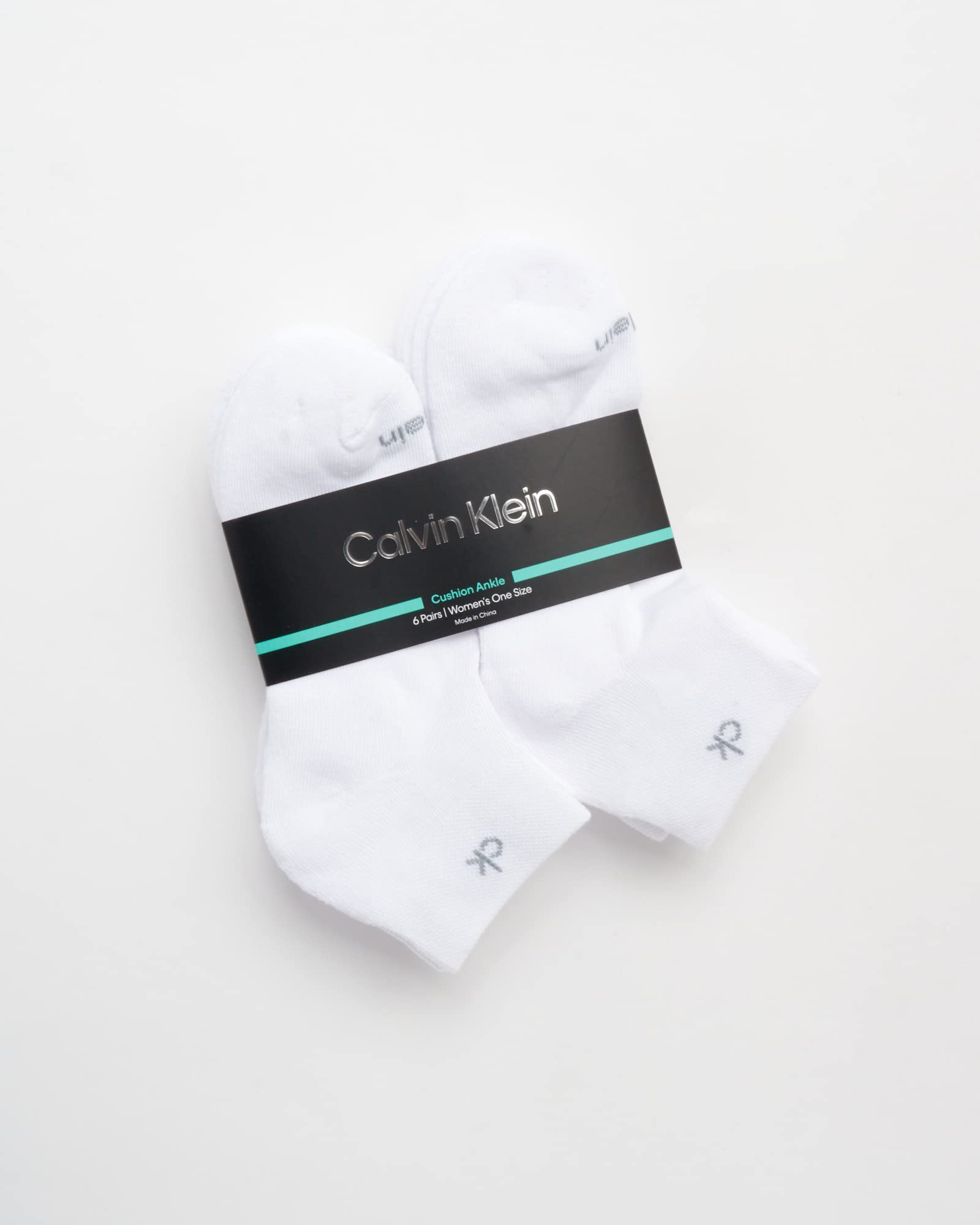 Foto 2 | Calcetines Calvin Klein Con Forma De Cojín, Corte En Cuartos, Para Mujer, 4-10, Color Blanco - Venta Internacional.